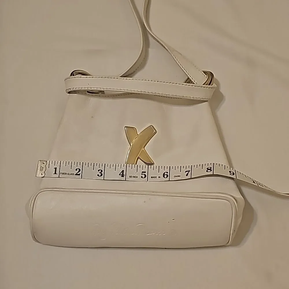 Paloma Picasso White Leather 2-Way Bag